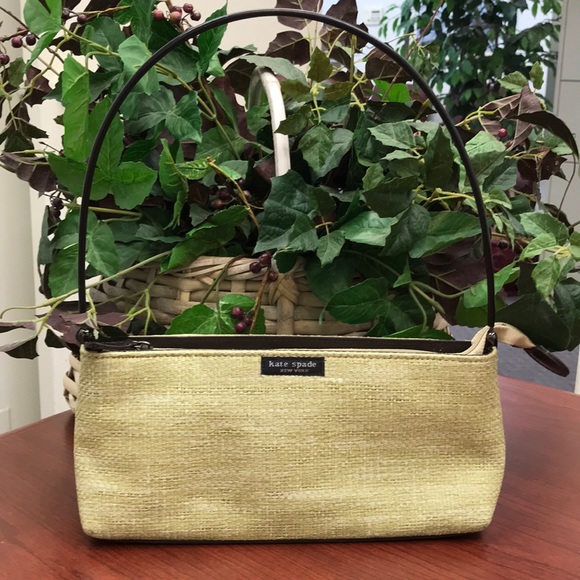 Vintage Kate Spade Woven Satchel Bag